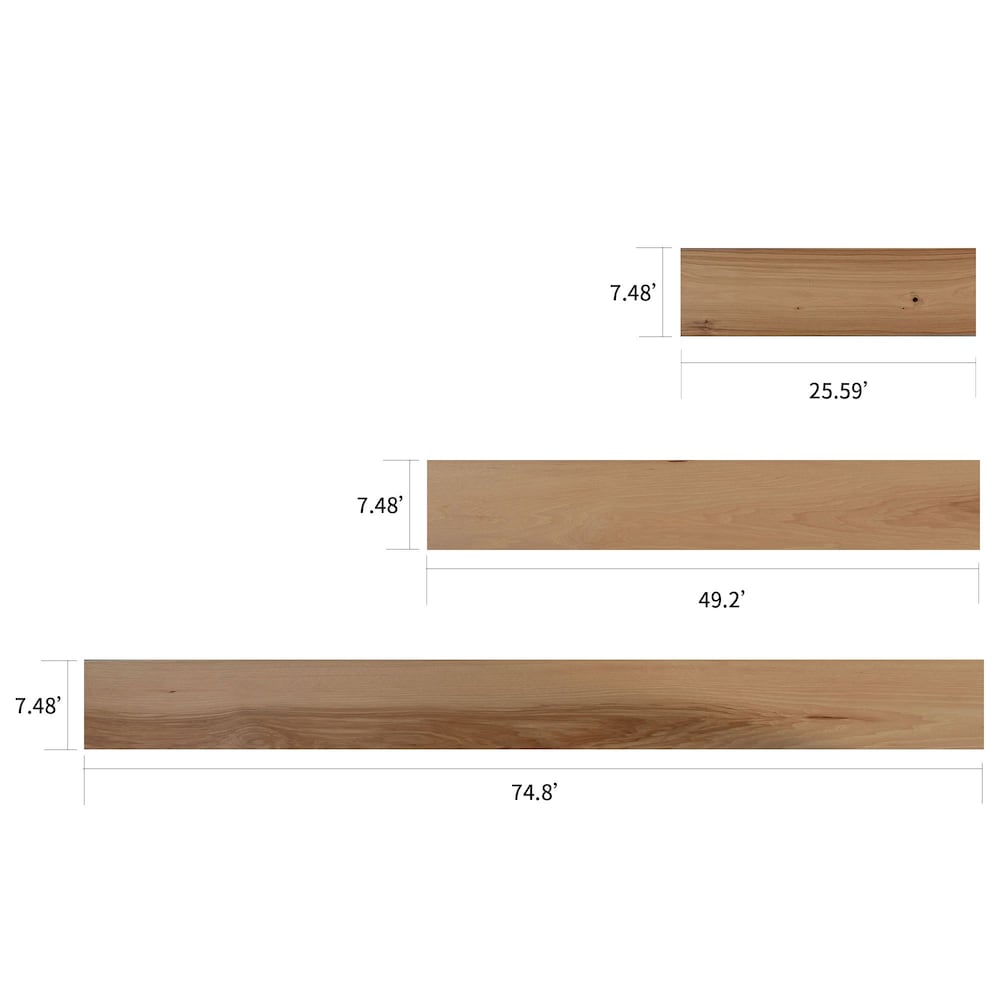 XXL Aged 3/8-inch T x 7.5-inch W x Varying L Engineered Hardwood Flooring (19.43 sq. ft. /case)