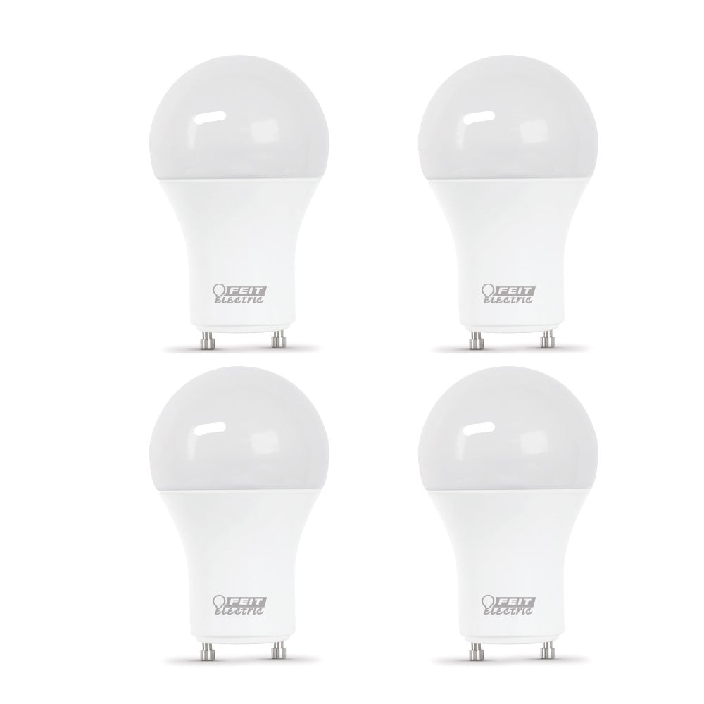 100W Equivalent Daylight A19 Dimmable GU24 Base General Purpose LED Light Bulb (4-Pack)