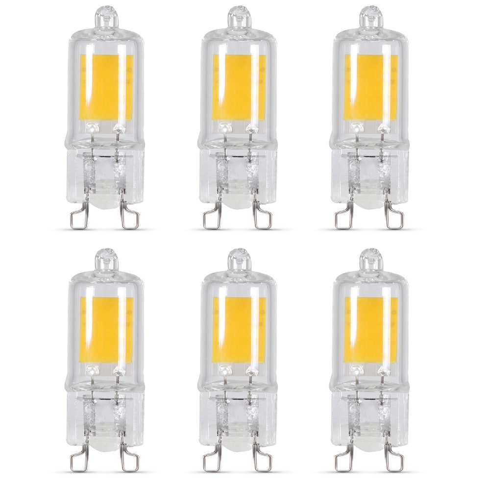 25W Equivalent Daylight T4 Dimmable G9 Base Specialty LED Light Bulb (6-Pack)