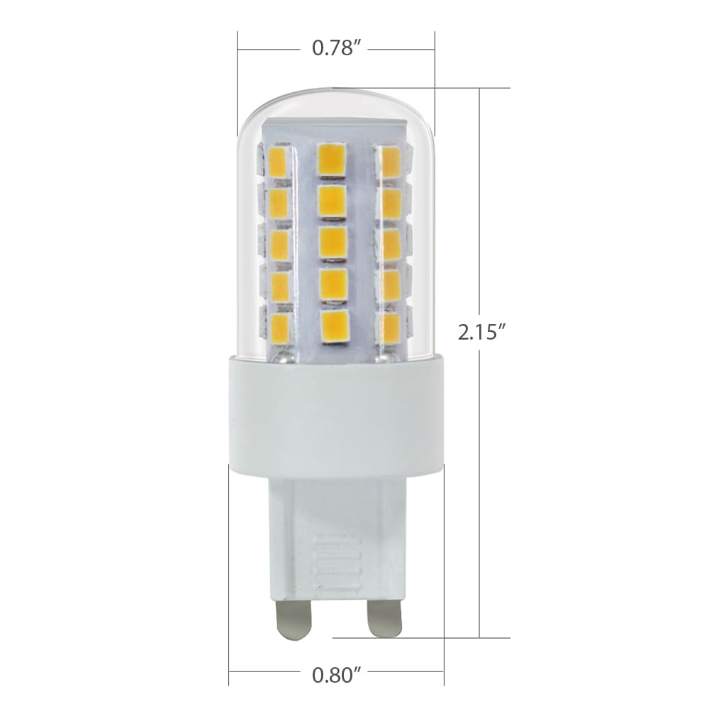 25W Equivalent Daylight T4 Dimmable G9 Base Specialty LED Light Bulb (6-Pack)