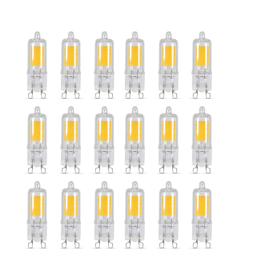 35W Equivalent Warm White T4 Dimmable G9 Base Specialty LED Light Bulb (18-Pack)