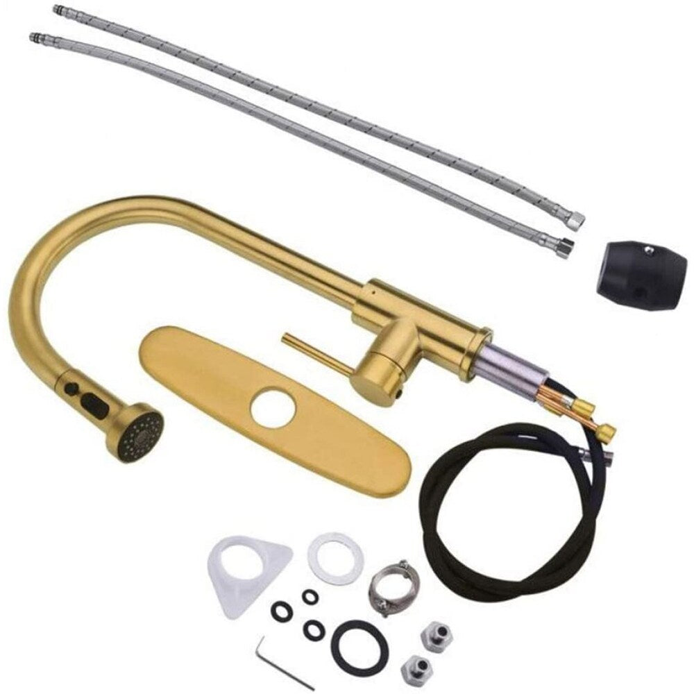 1 Hole CUPC Approved Stainless Steel Faucet In Gold Color AI-34301