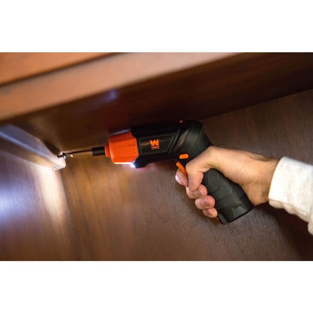4-Volt Max Lithium Ion Rechargeable Cordless Electric Screwdriver and Flashlight and 40+ Accessories
