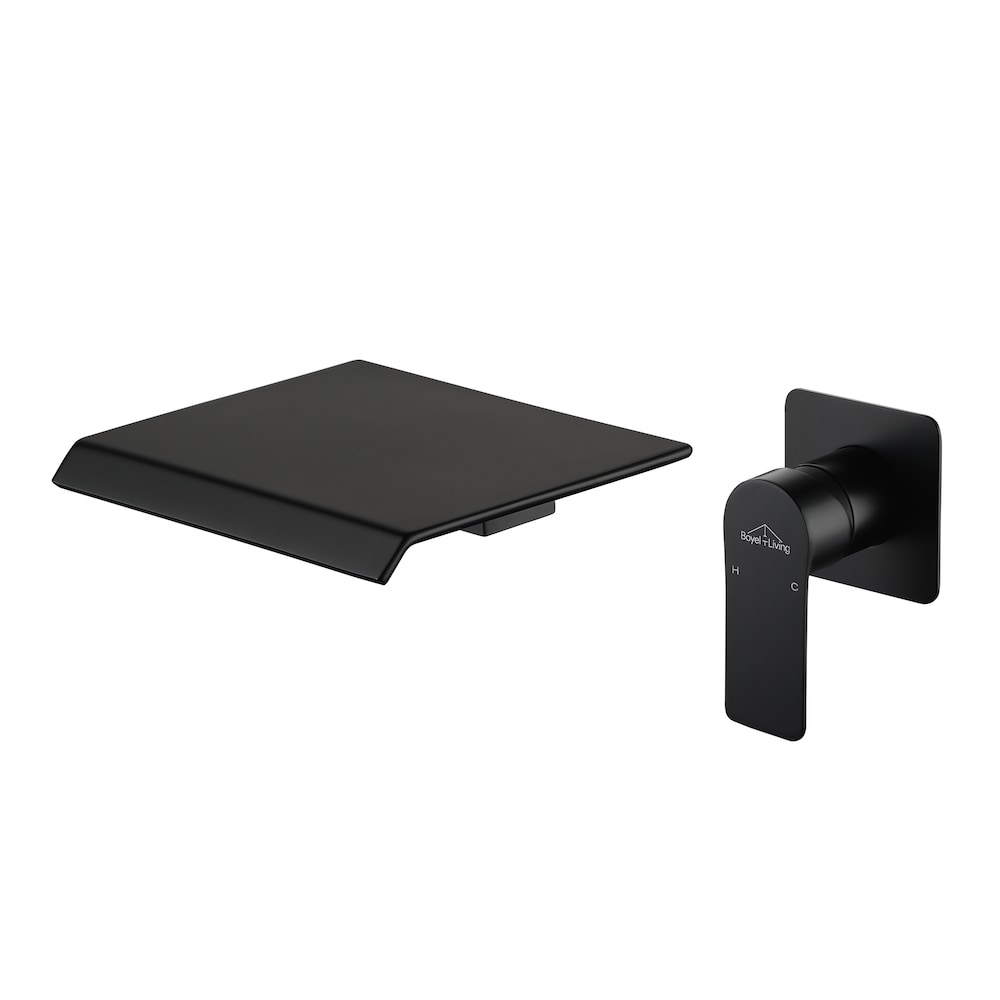 1-Handle Solid Brass Bathroom Sink Tub Faucet with cUPC Cartridge in Matte Black