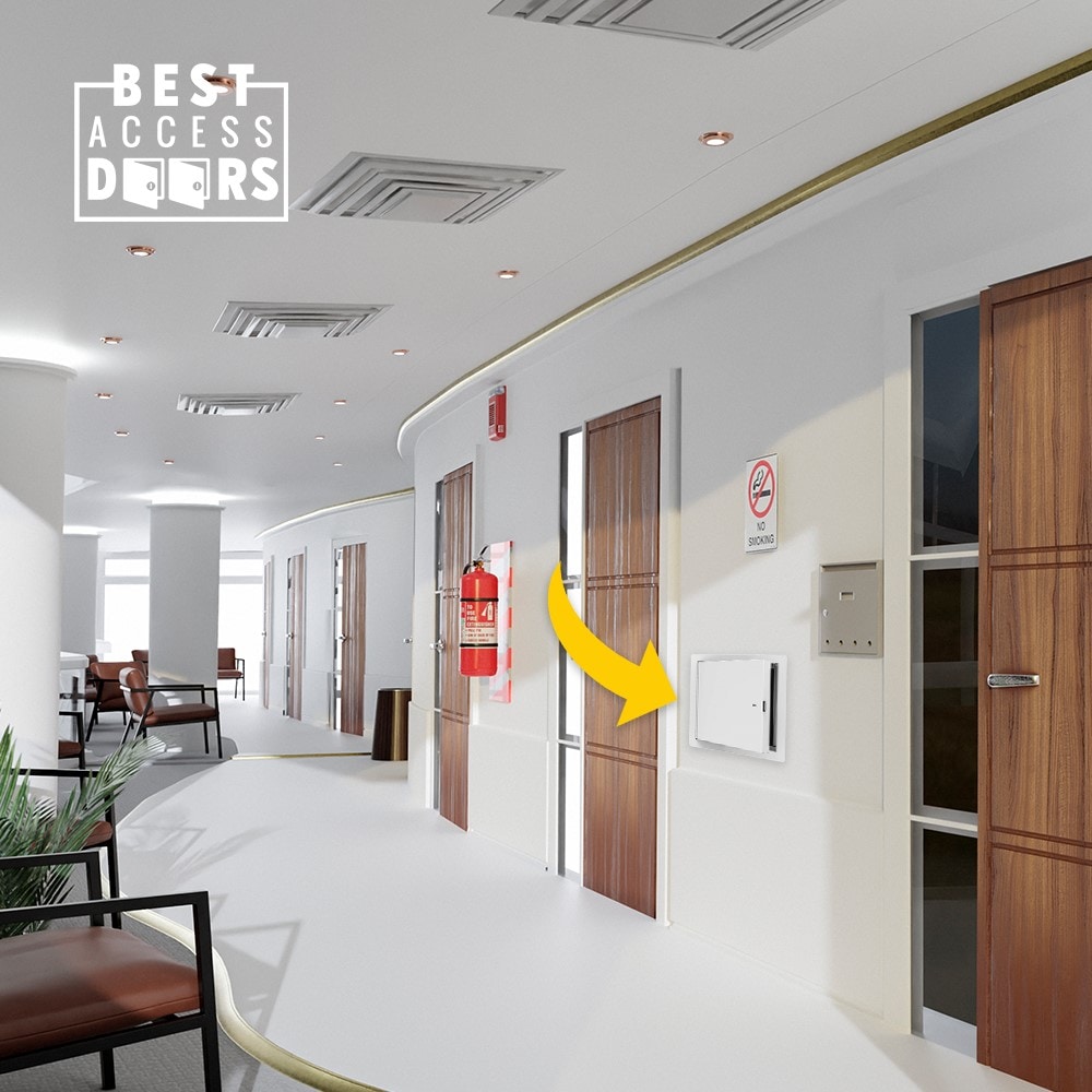 22" x 30" Fire Rated Insulated Metal Access Panel with Flange