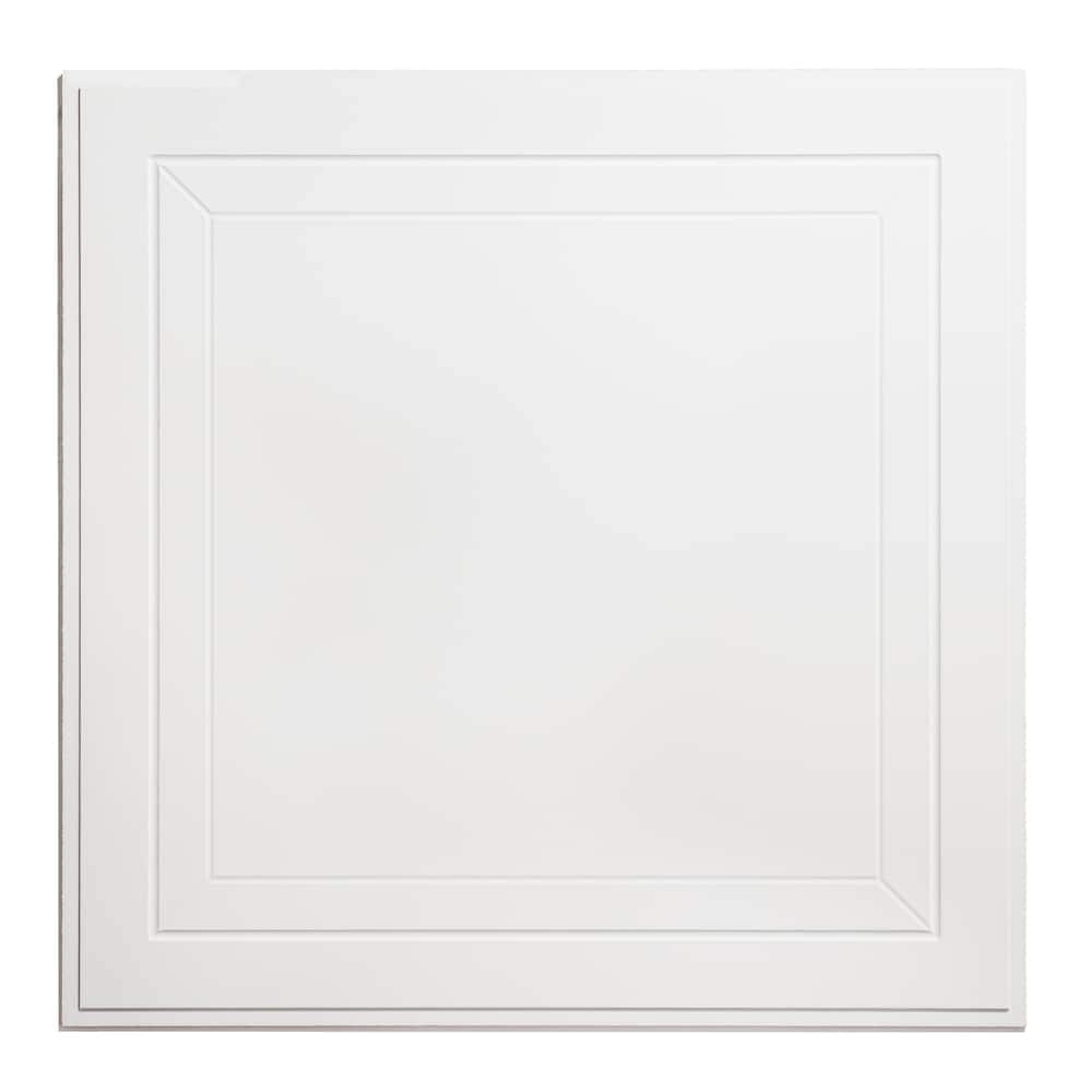 Panneau de plafond décoratif classique de 2 pi x 2 pi x 1/4 po (vendu par carton - paquet de 8)