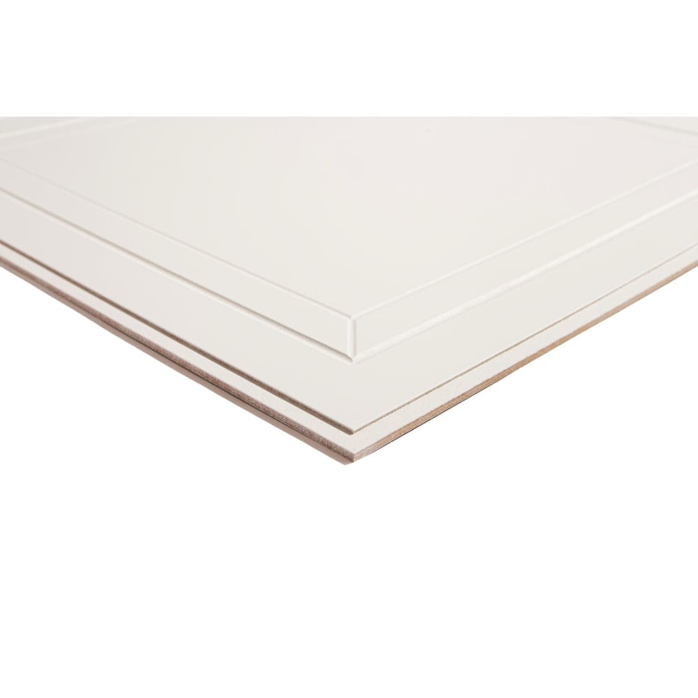 Panneau de plafond décoratif classique de 2 pi x 2 pi x 1/4 po (vendu par carton - paquet de 8)