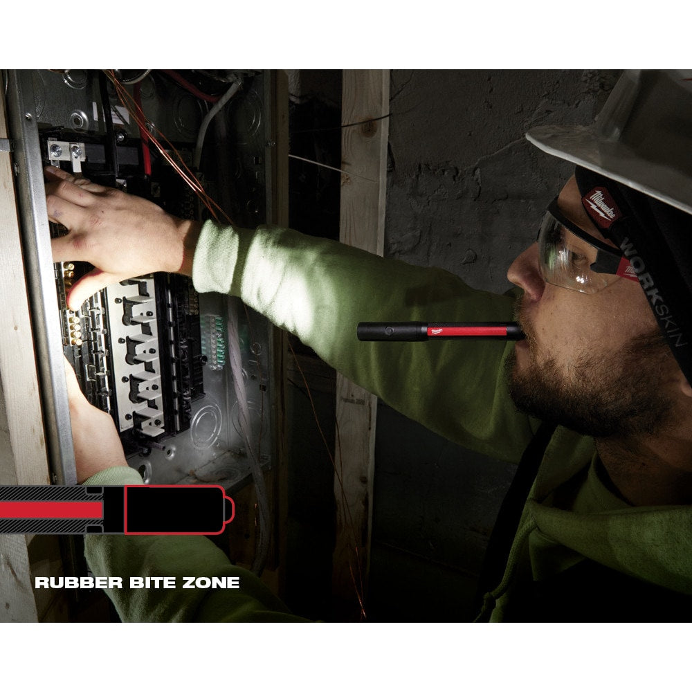 250 Lumens Internal Rechargeable Penlight with Laser