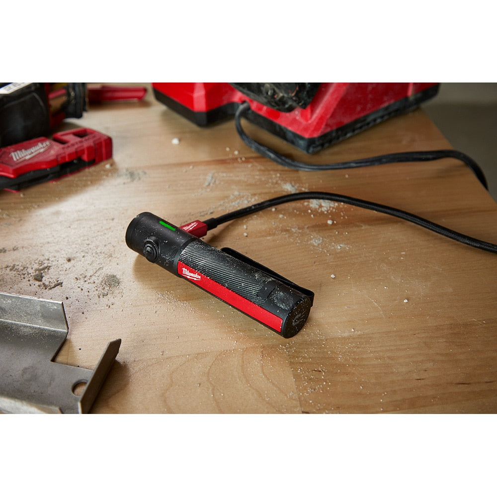 500 Lumens EDC Everyday Carry Internal Rechargeable Flashlight with Magnet