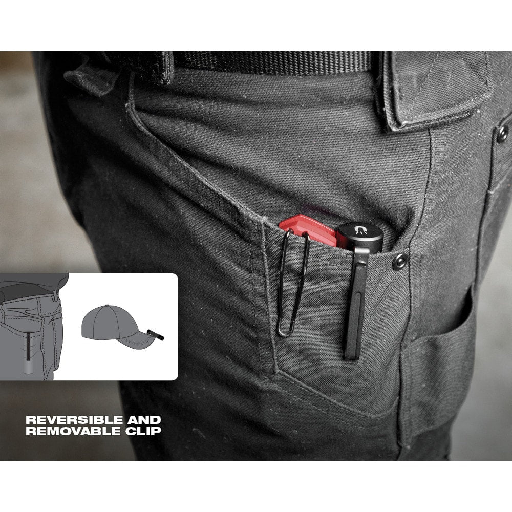 Lampe de poche interne rechargeable EDC de 500 lumens avec aimant pour transport quotidien