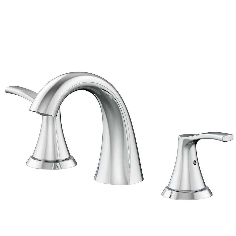 Arnette 8-inch Widespread 2-Handle High-Arc Bathroom Faucet in Chrome