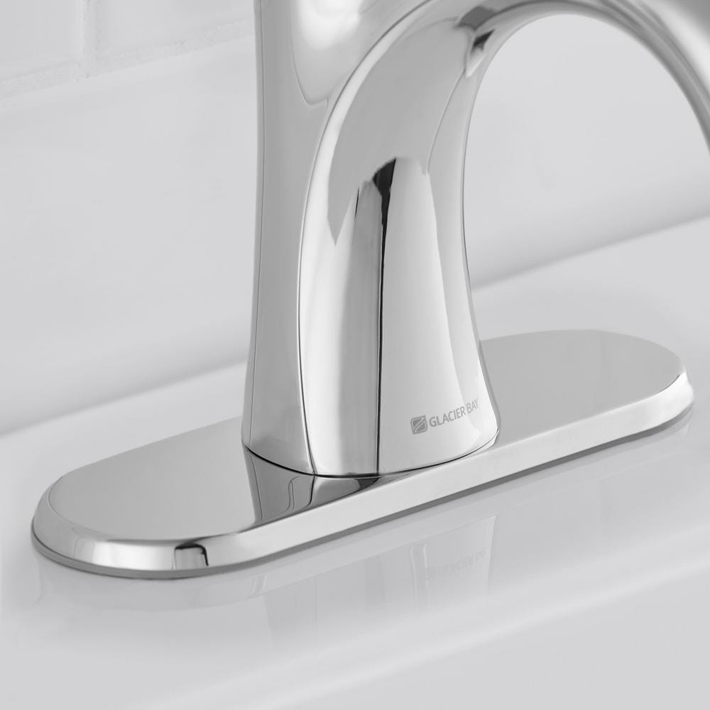 Arnette Single Hole Single-Handle High-Arc Bathroom Faucet in Chrome