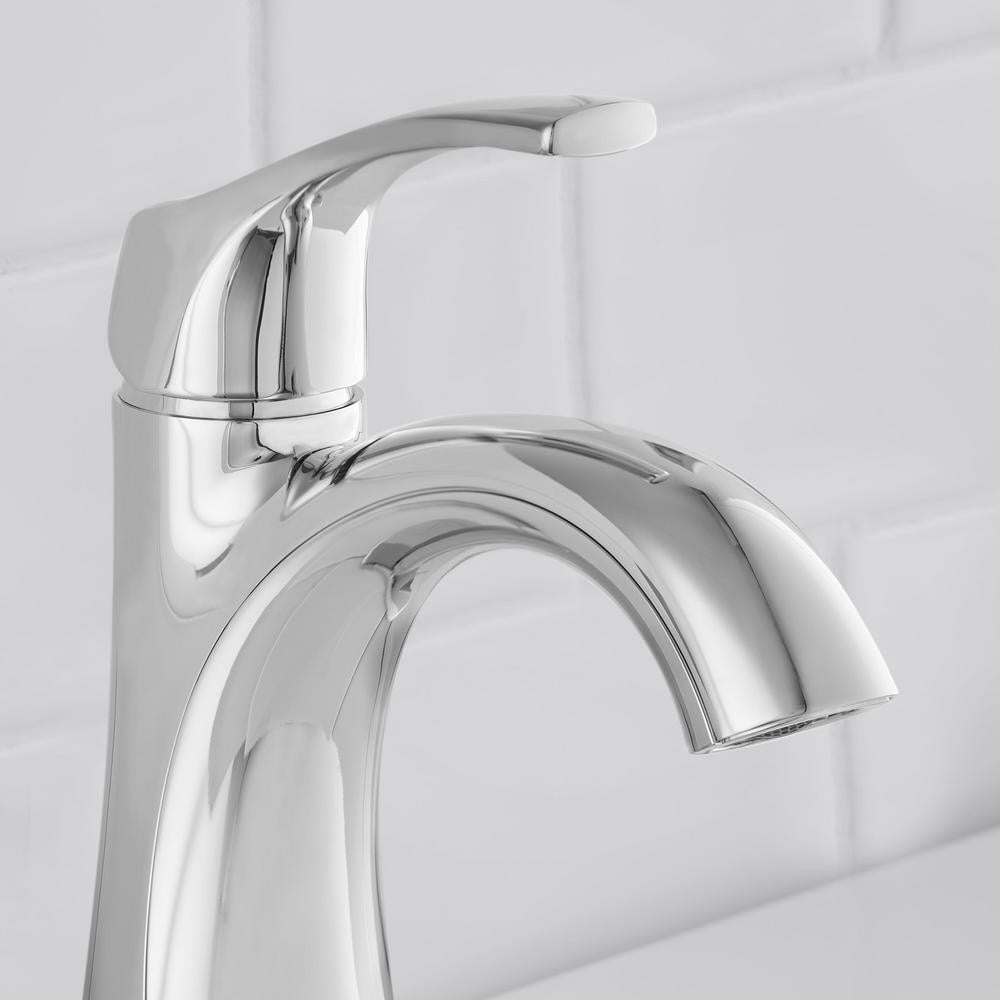 Arnette Single Hole Single-Handle High-Arc Bathroom Faucet in Chrome