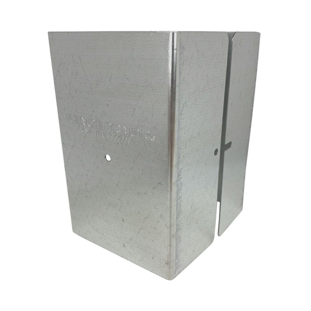 4.5 inch x 4.5 inch x 1/2 ft. H Galvanized Steel Pro-Series Mailbox and Fence Post Guard