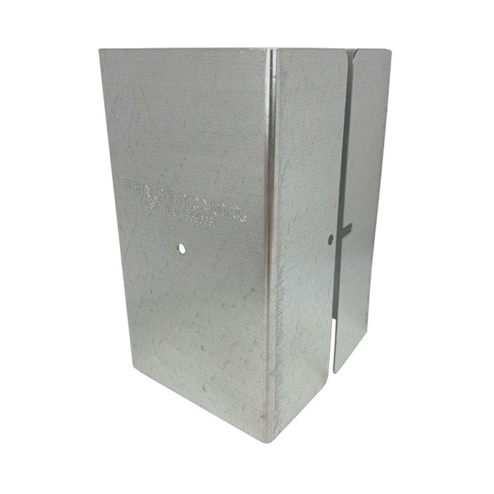 5.5 inch x 5.5 inch x 1/2 ft. H Galvanized Steel Pro-Series Mailbox and Fence Post Guard