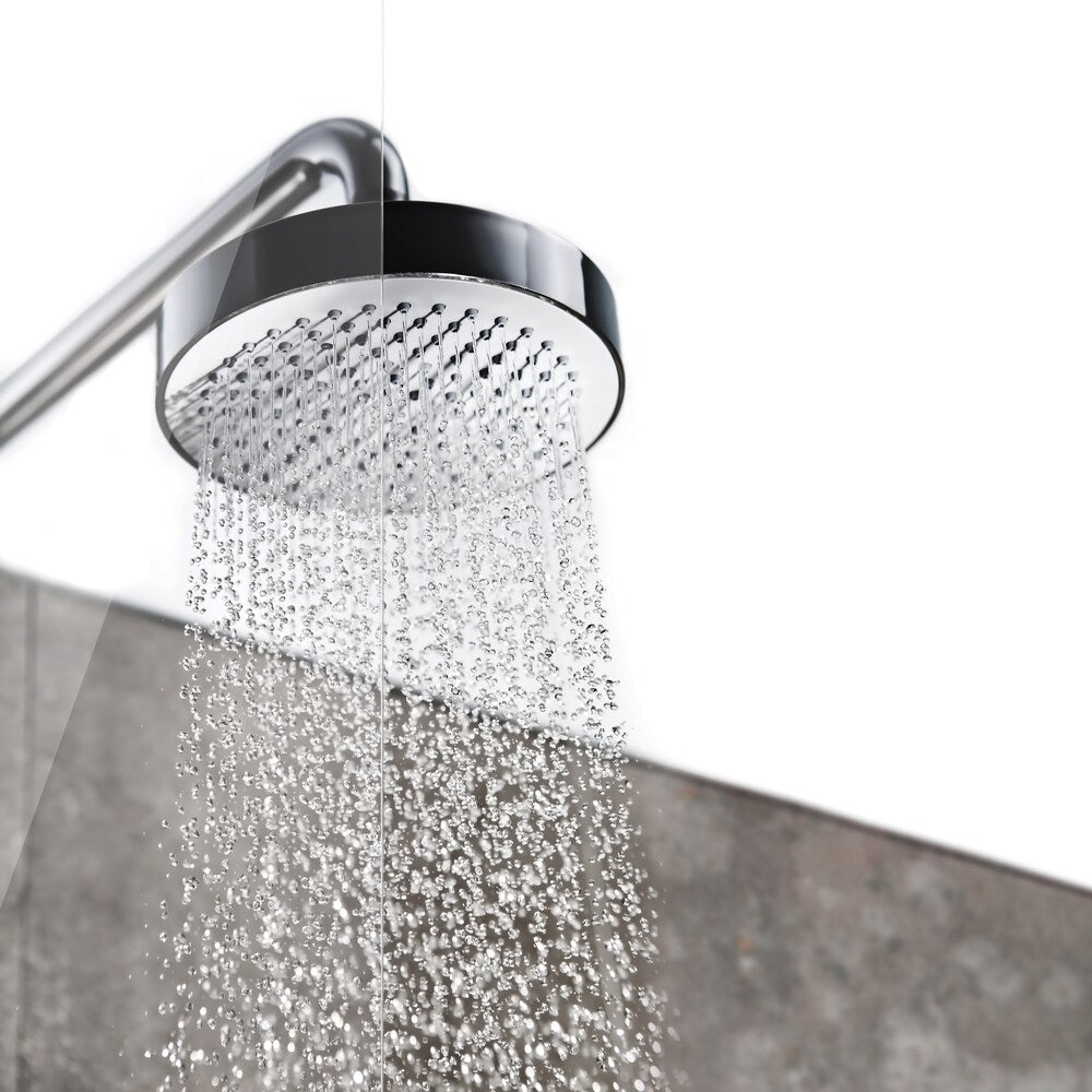 Connect 55.5 - 57W (Adjustable Width) x 57H Semi-Frameless Sliding Bathtub Door in Chrome with Clear Glass