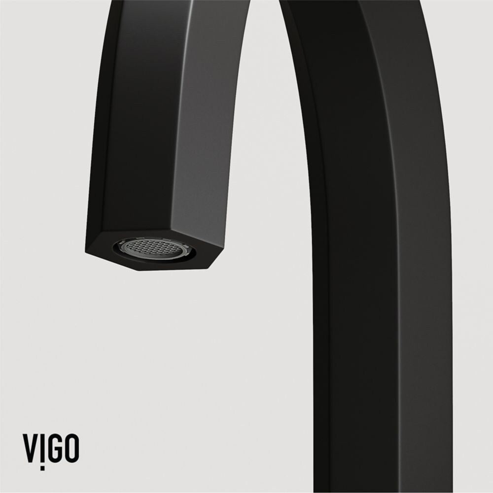 Hart 9" W Widespread 2-Handle Bathroom Faucet in Matte Black