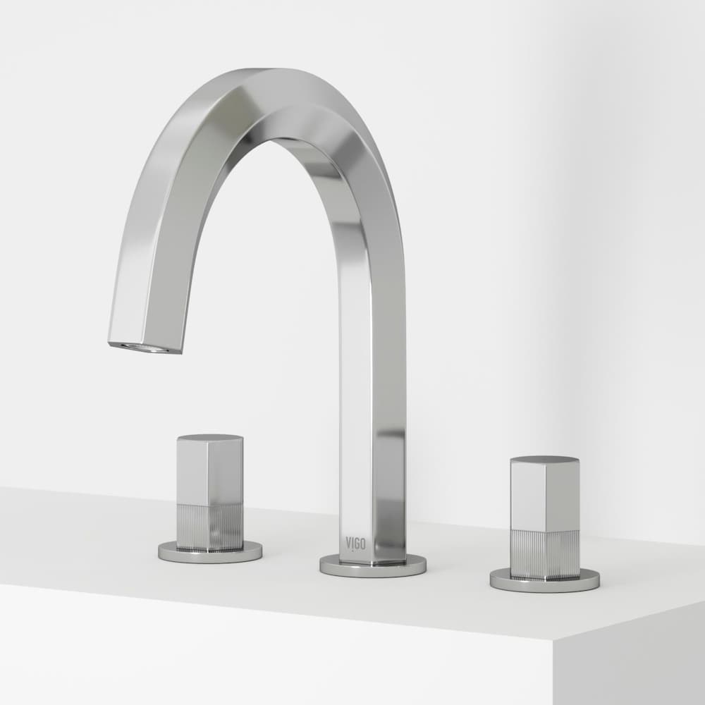 Hart 9" W Widespread 2-Handle Bathroom Faucet in Chrome