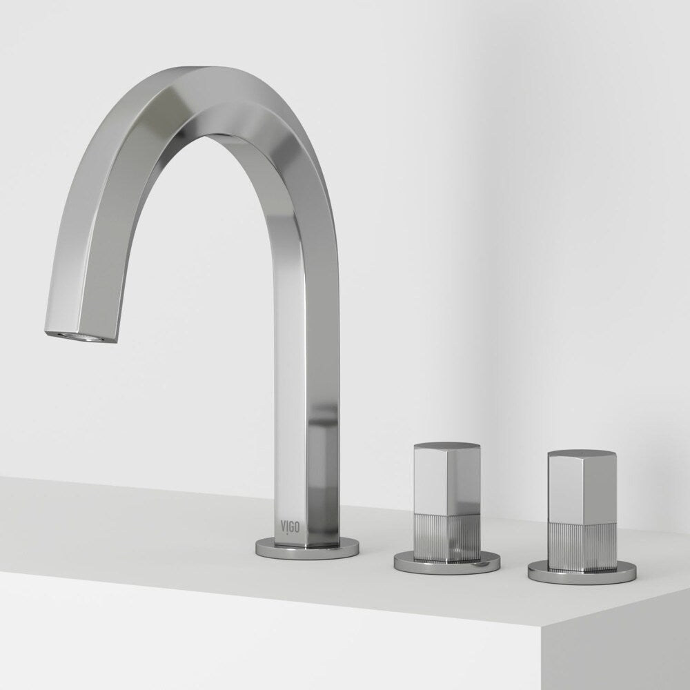 Hart 9" W Widespread 2-Handle Bathroom Faucet in Chrome