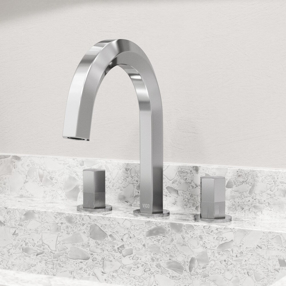Hart 9" W Widespread 2-Handle Bathroom Faucet in Chrome