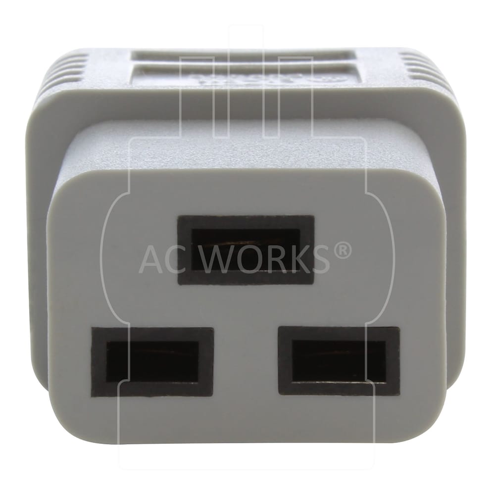 20ft. 14/3 15A Medical Grade Power Cord With IEC C19 Connector