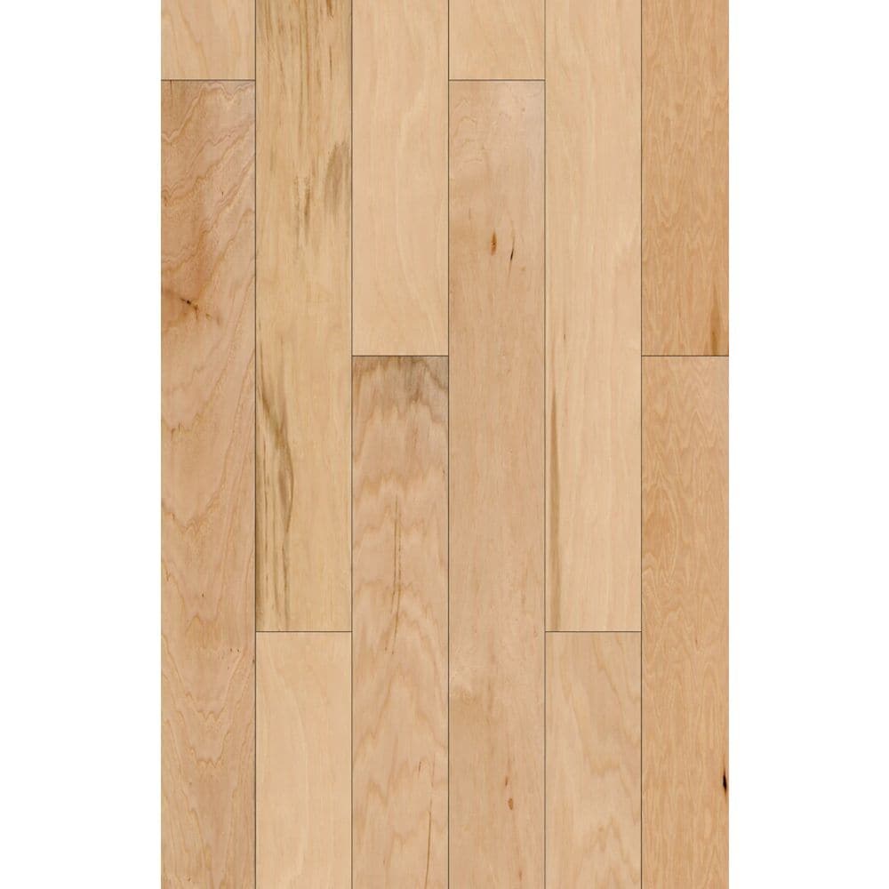 Échantillon de parquet contrecollé en noyer naturel Spc 5 po x 6 po