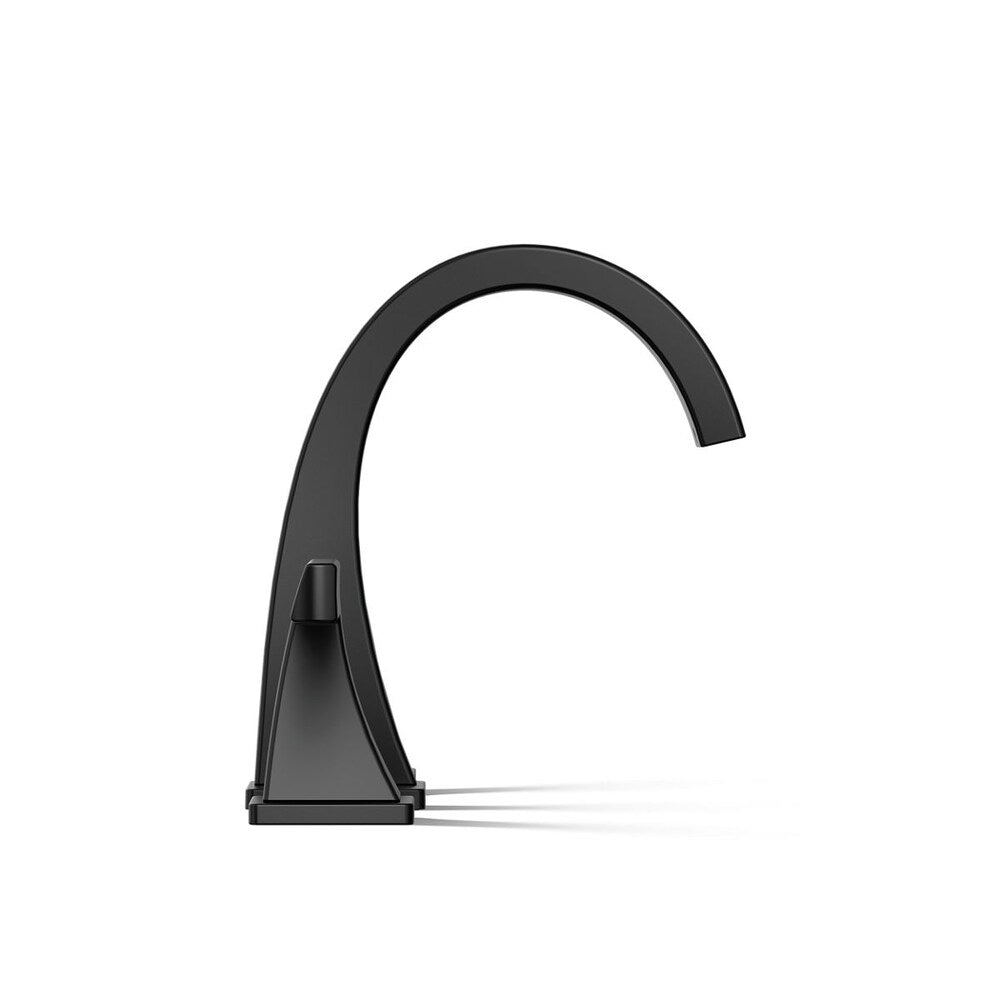 Robinet de salle de bain à 2 poignées espacées de 8 pouces Katun en noir mat