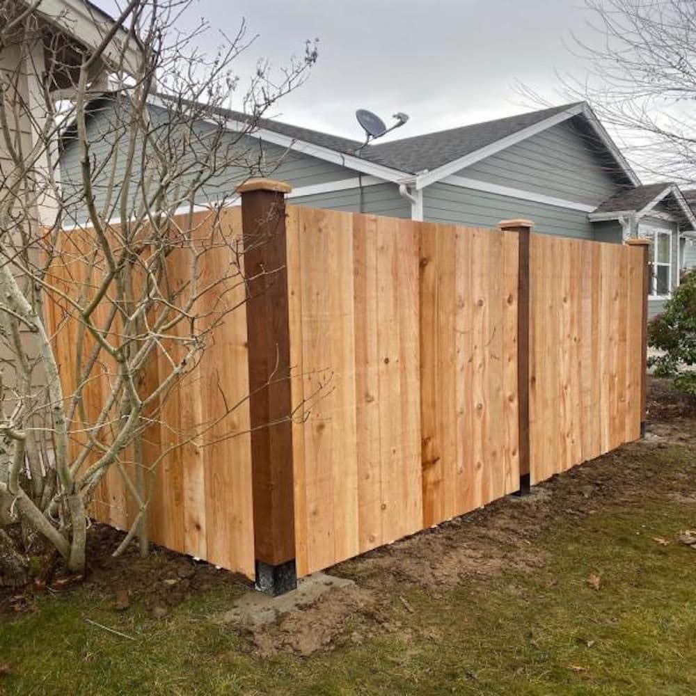 4 in. x 4 in. x 1/2 ft. H Black Galvanized Steel Pro-Series Mailbox and Fence Post Guard