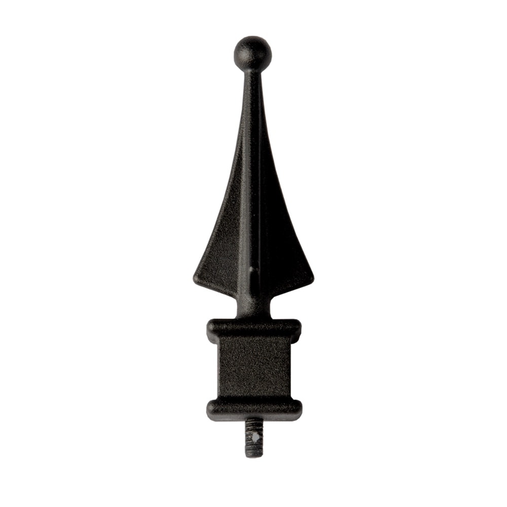Ball Top Quad Metal Cast Post Cap Finial
