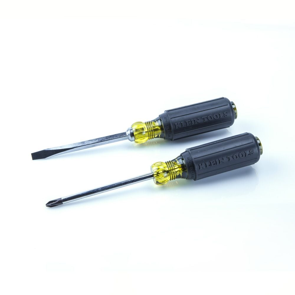 Jeu de tournevis assortis avec poignées à poignée coussinée (8 pièces)