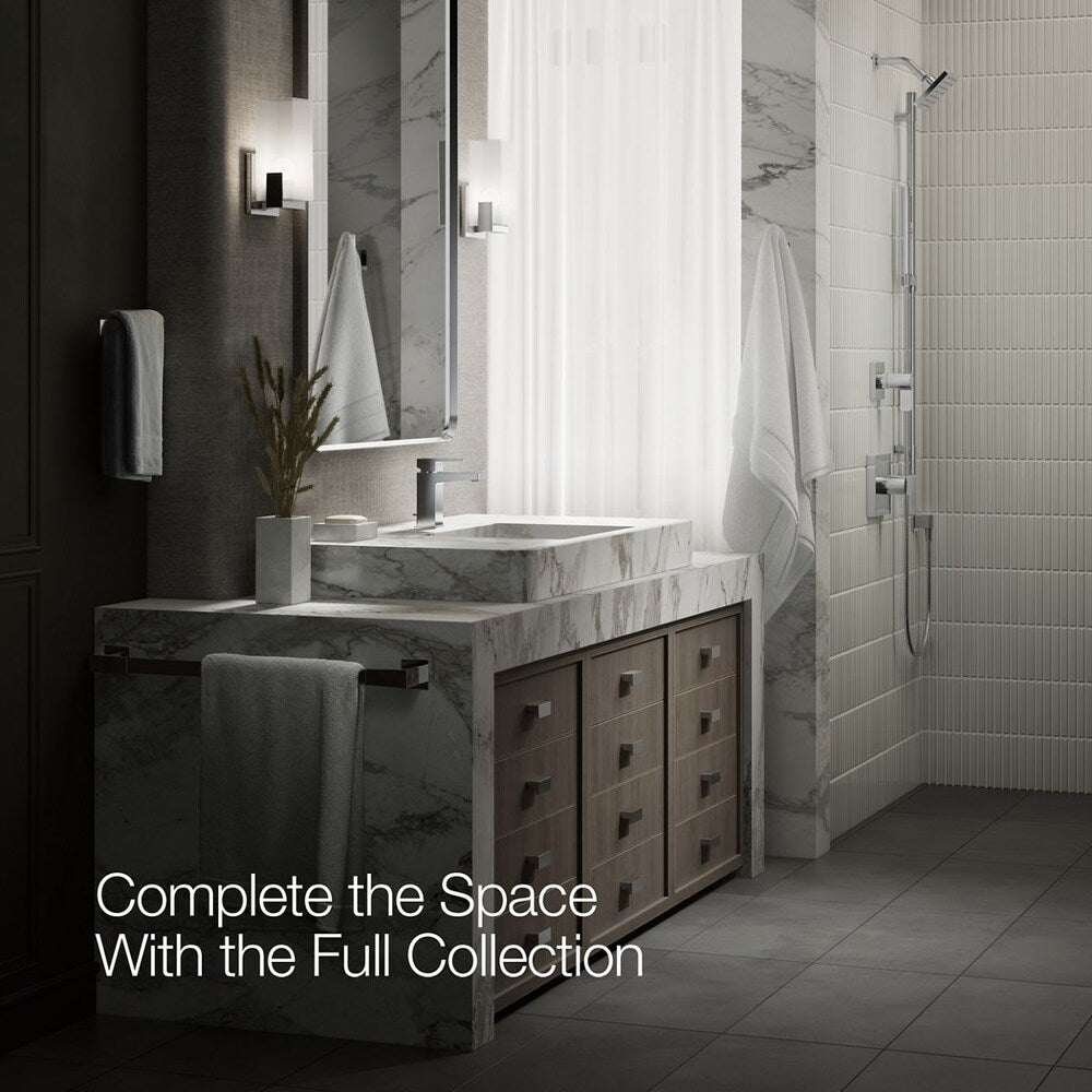 Robinet de lavabo de salle de bain Honesty à poignée unique, 0,5 GPM en chrome