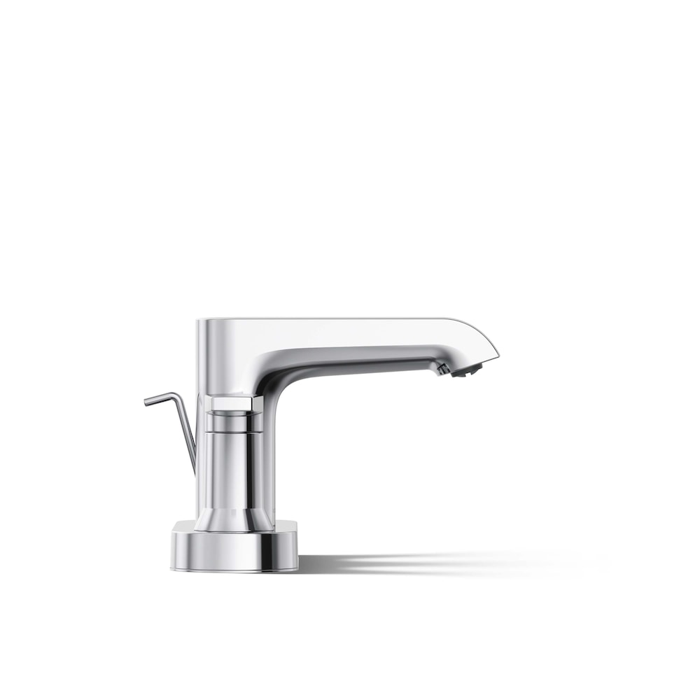 Robinet de salle de bain à 2 poignées central Hint de 4 po en chrome poli