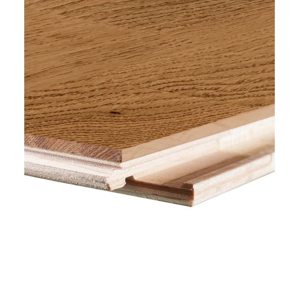 SQUARE EDGE 1/2-inch x 7-1/5-inchAmber Engineered Oak Hardwood Planks (38.61 sq. ft./case)