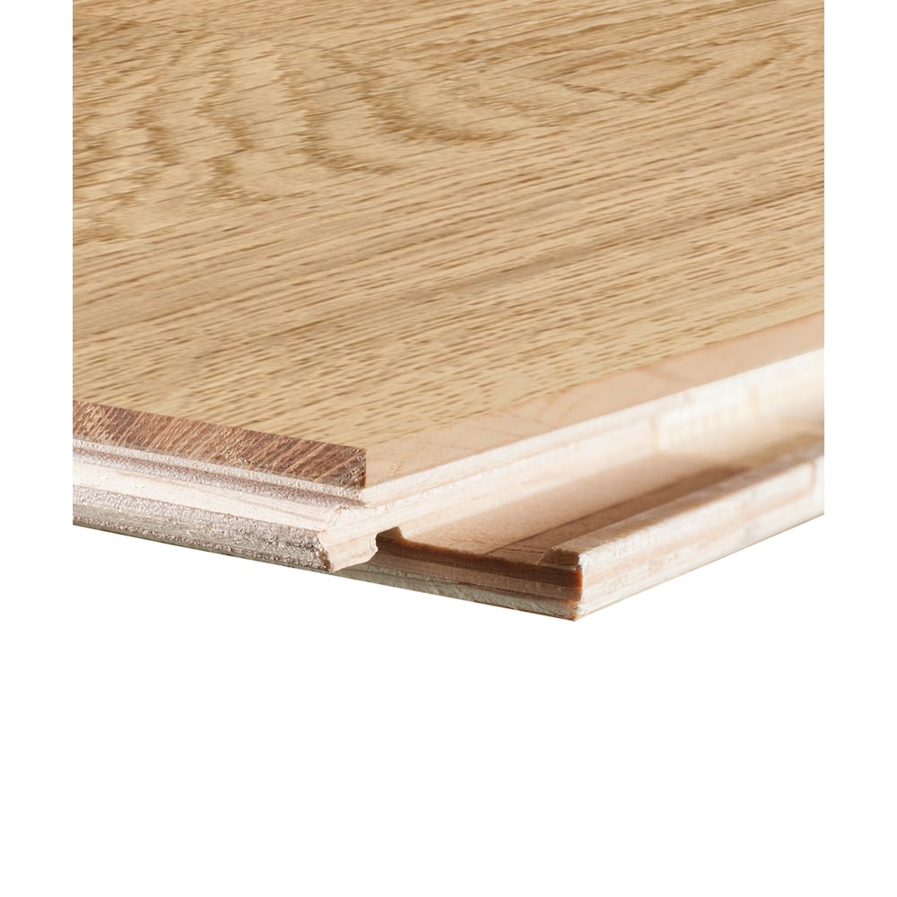 SQUARE EDGE Brushed European Oak Sample 7.19 inch Width x 6 inch Length