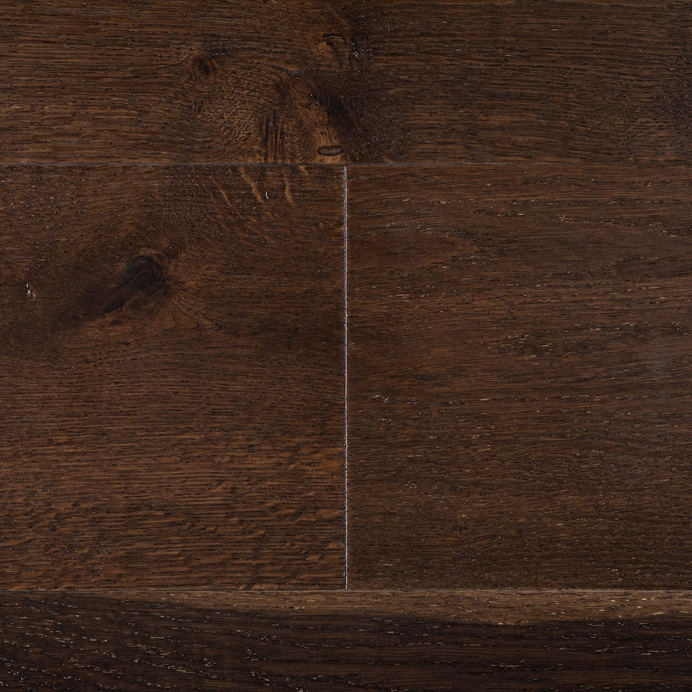 Sample-XXL French Oak Smoked 3/8-inch T x 7.5-inch W x 6-inch L Engineered Hardwood Flooring