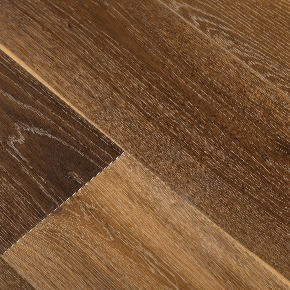 Sample-XXL French Oak Tanned 3/8-inch T x 7.5-inch W x 6-inch L Engineered Hardwood Flooring