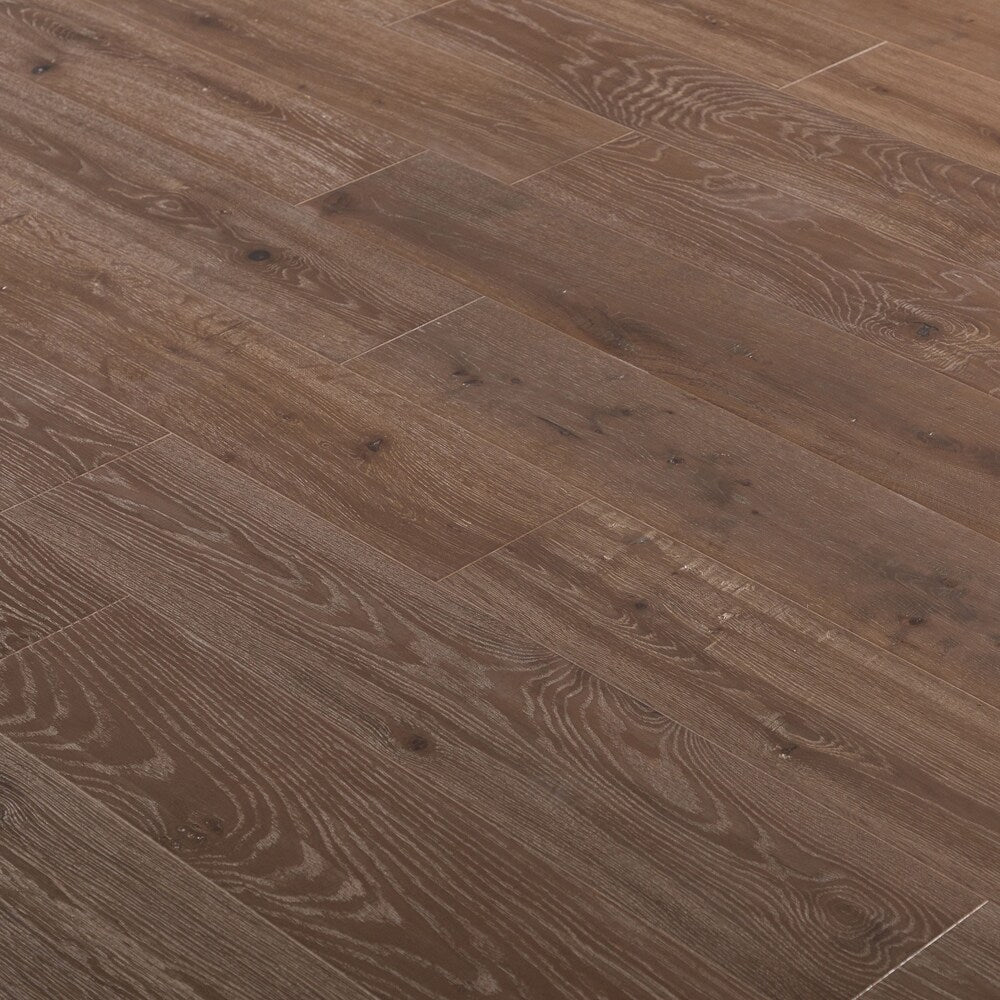Sample-XXL French Oak Latte 3/8-inch T x 7.5-inch W x 6-inch L Engineered Hardwood Flooring