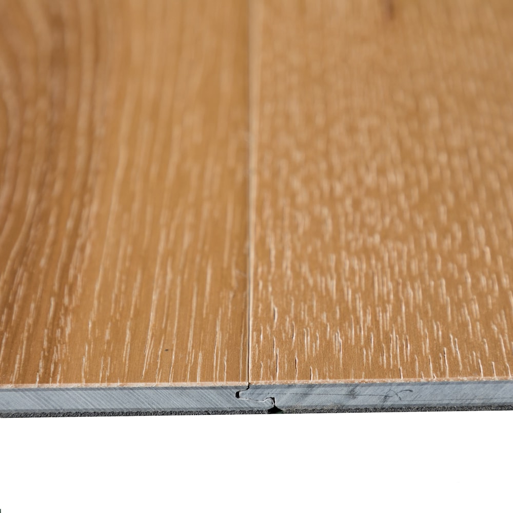 Sample-XXL Hickory White 3/8-inch T x 7.5-inch W x 6-inch L Engineered Hardwood Flooring