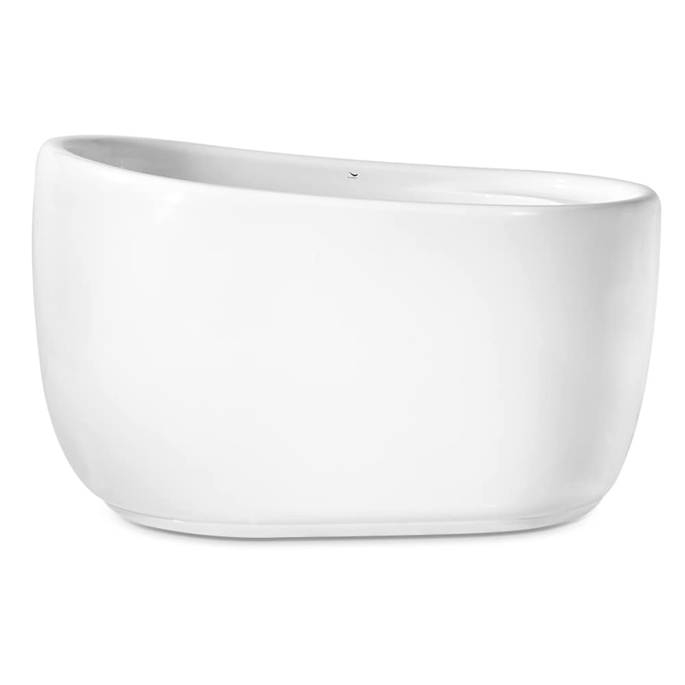 Baignoire autoportante Streamline NPT92040CH de 51 pouces avec drain interne