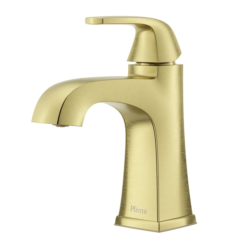 Bloor Single Handle 1 or 3 Hole Brushed Gold Bathroom Sink Faucet/Tap