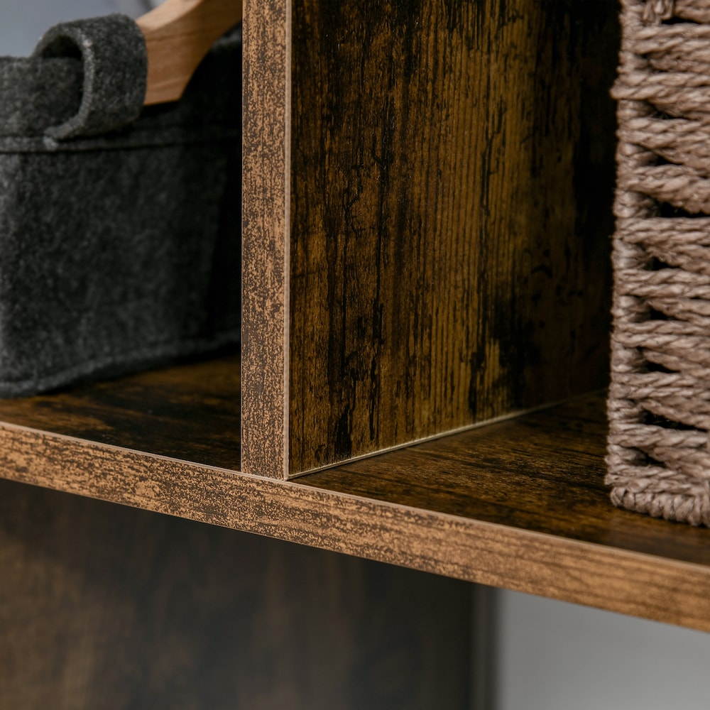 Storage Shelf 3-Tier Bookcase Display Rack Home Organizer For Home Office