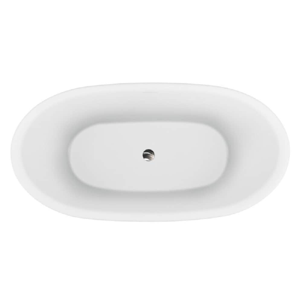 59 inch Streamline NPT91740BNK Freestanding Bathtub with Internal Drain