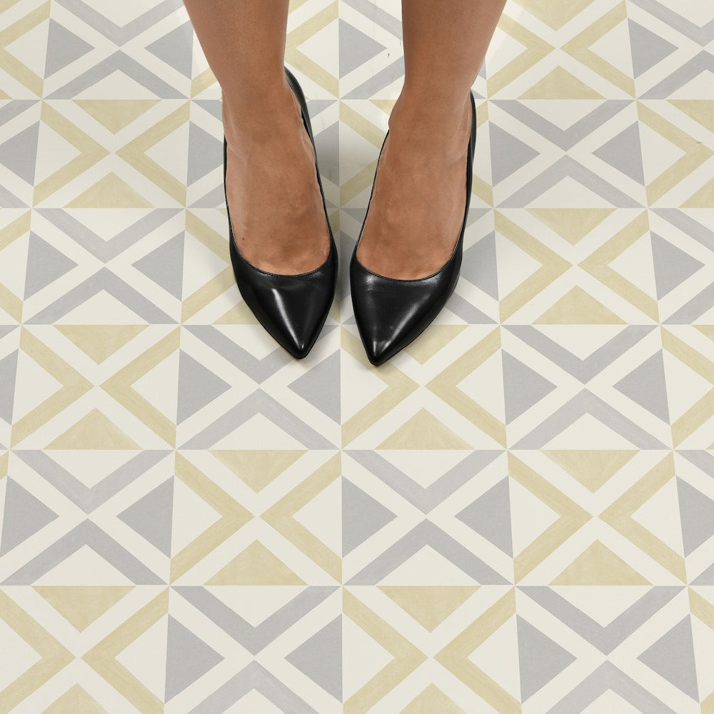 Isoceles 12-in x 12-in Peel & Stick Vinyl Tiles (20 sq.ft/case)