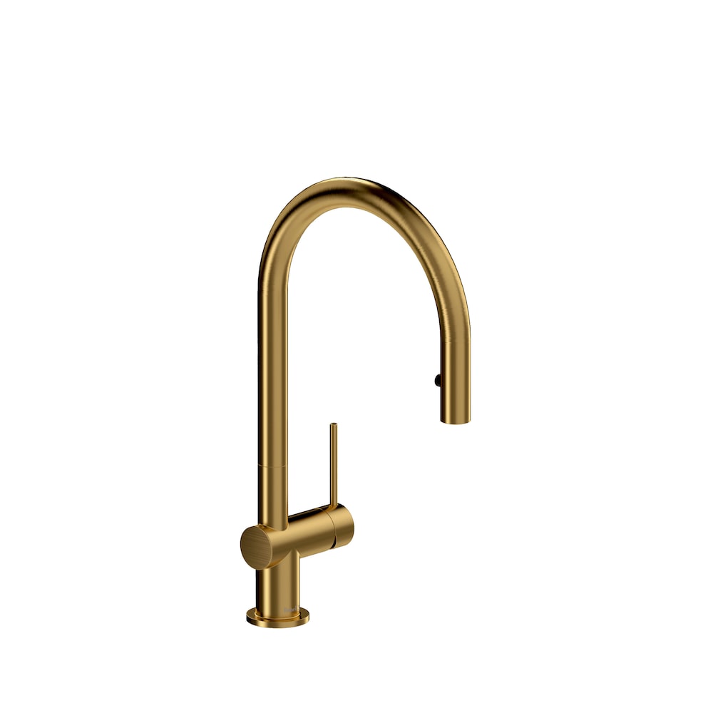Azure Pull-Down Kitchen Faucet in Brushed Gold
