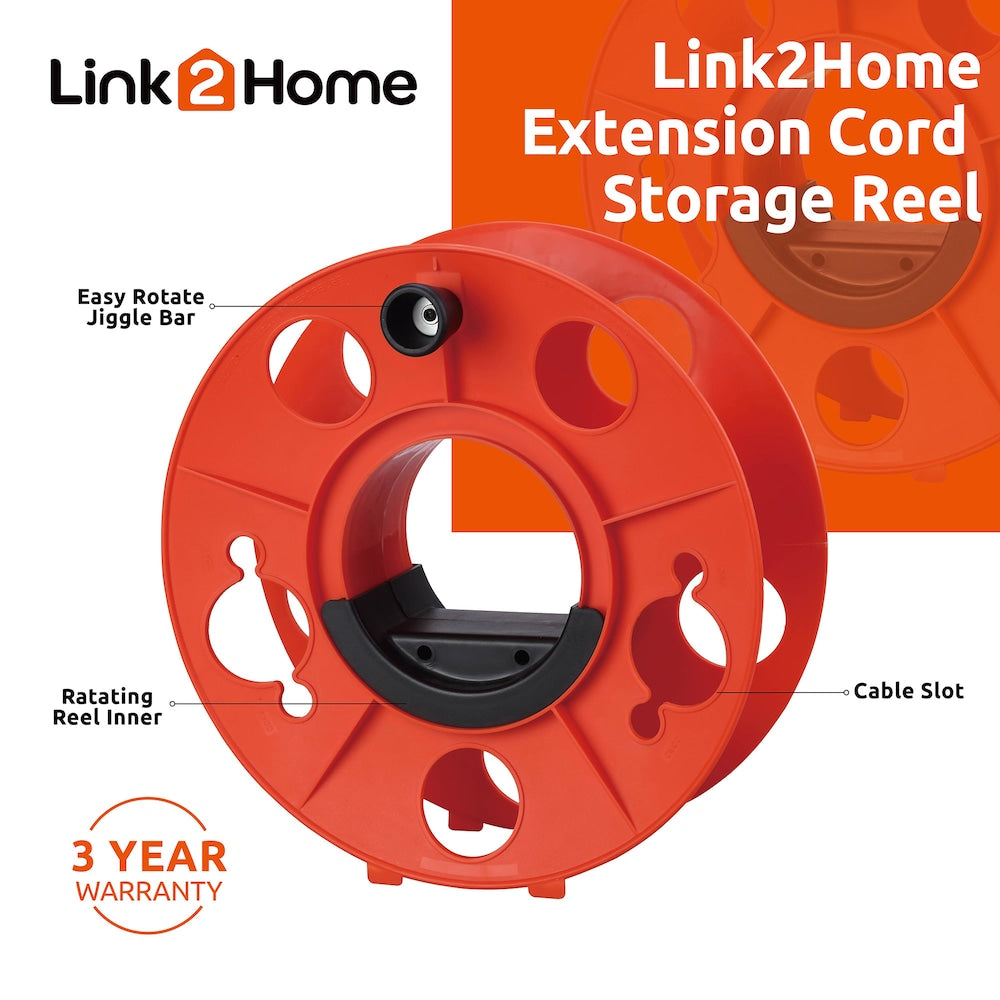 Link2Home Cord Storage Reel 150ft.