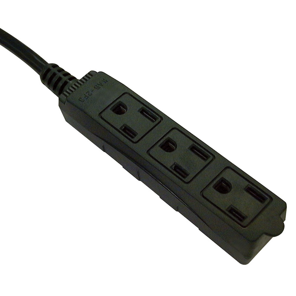 30 ft. 16 Gauge 10 Amps Indoor/Outdoor Light Duty Metal Retractable 3-Outlet Extension Cord Reel