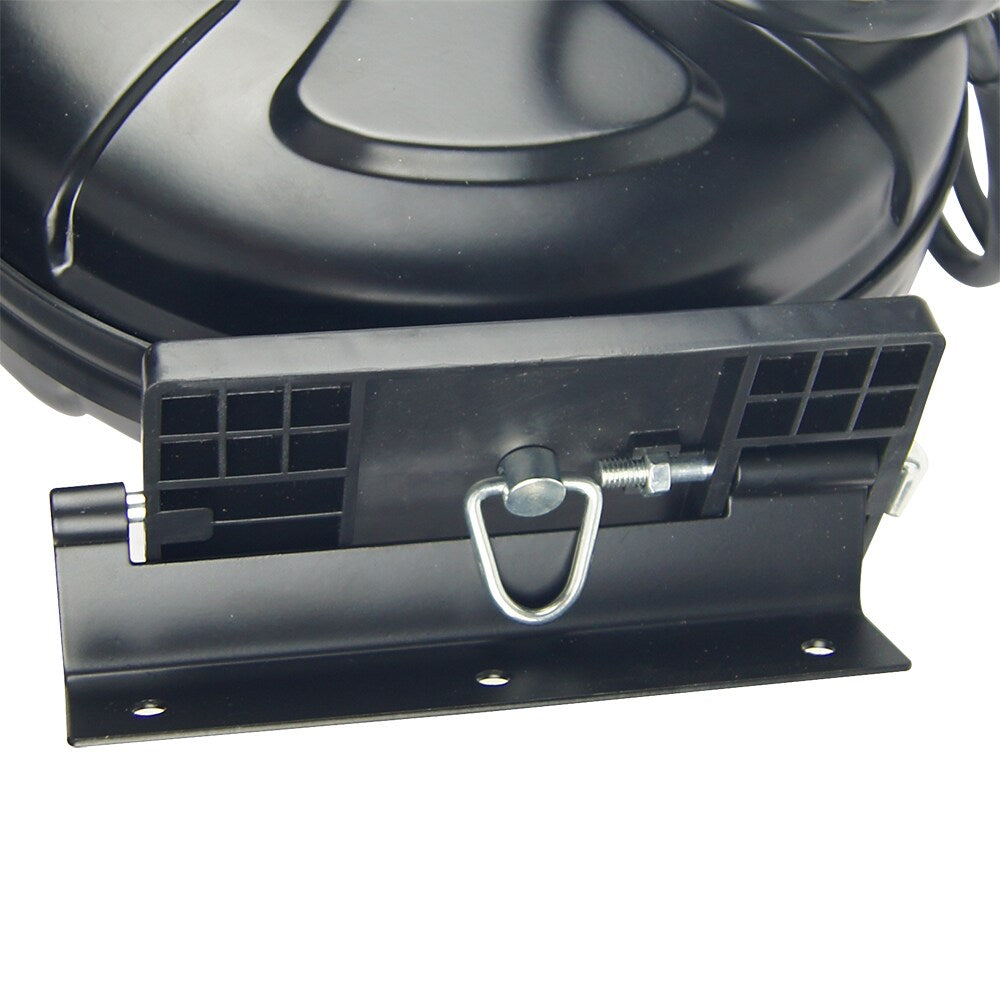 30 ft. 16 Gauge 10 Amps Indoor/Outdoor Light Duty Metal Retractable 3-Outlet Extension Cord Reel