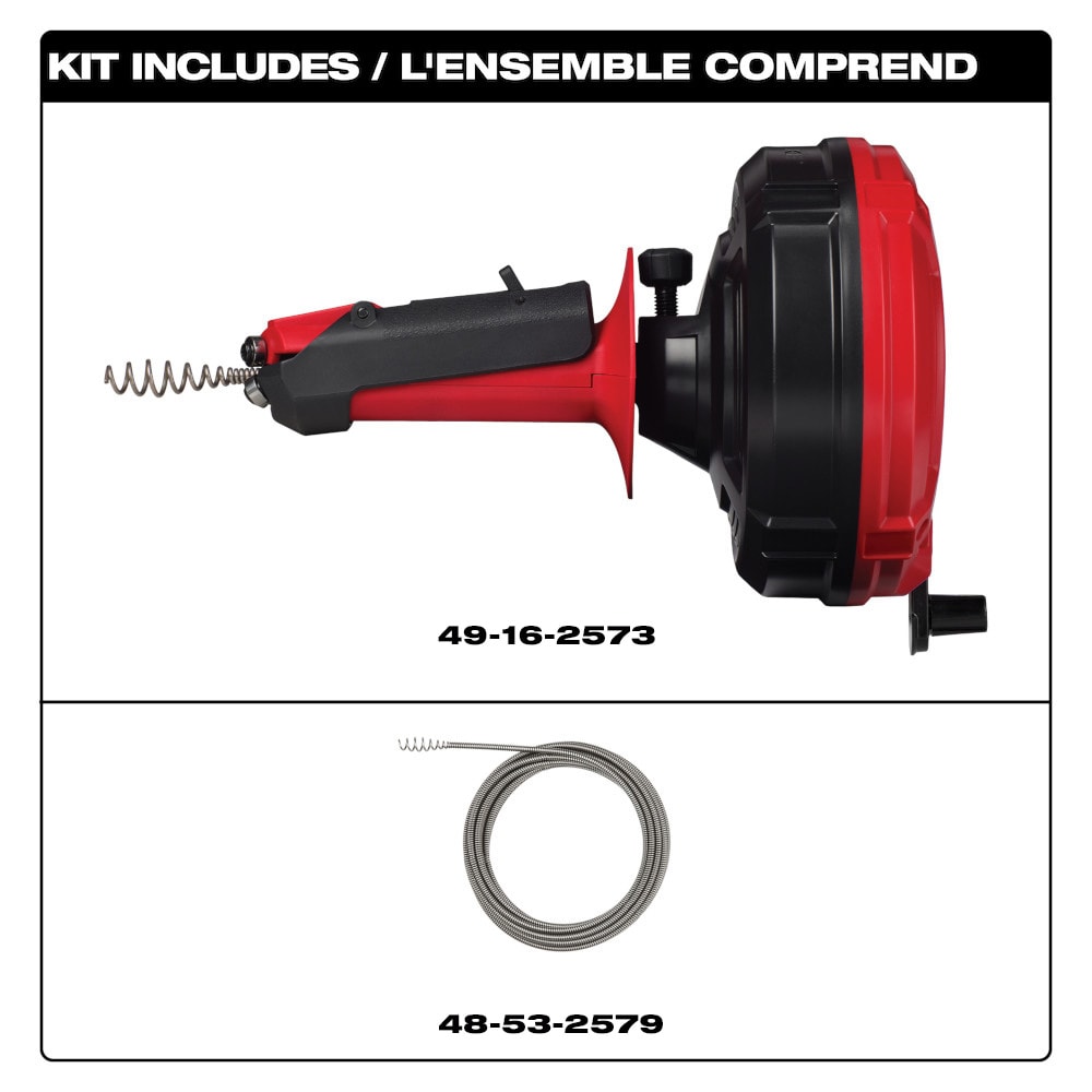 TRAPSNAKE 25 ft. Auger With CABLE DRIVE