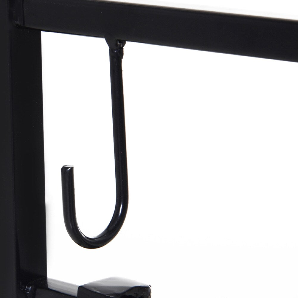 Wood Storage Rack Log Holder with Kindling Holder and 4 Tools Indoor Outdoor