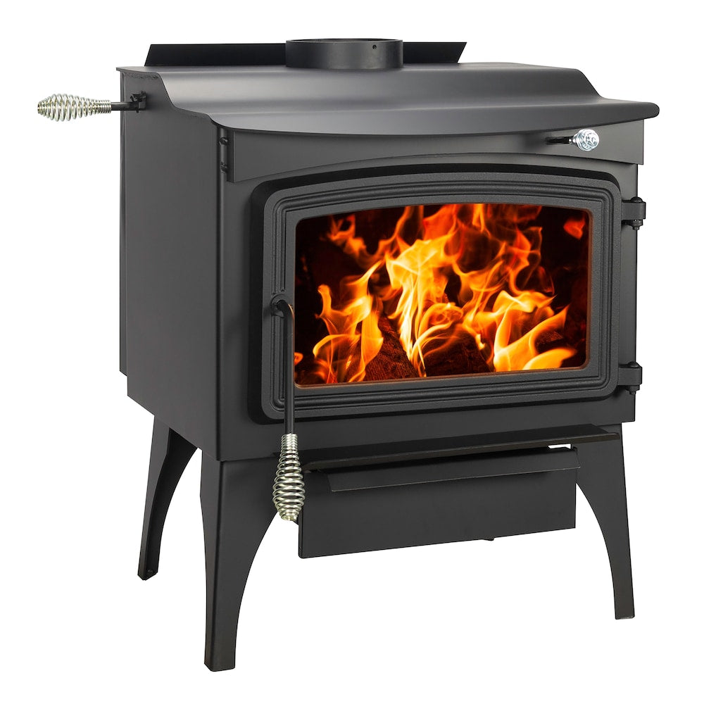 2,200 sq. ft. EPA Certified Wood Stove with Legs